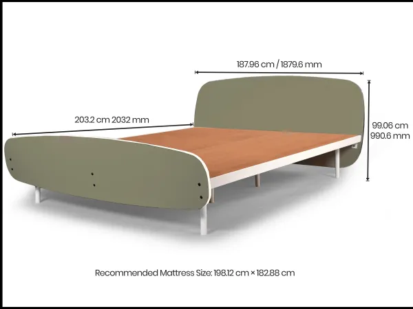 Olivix King Size Double Bed
